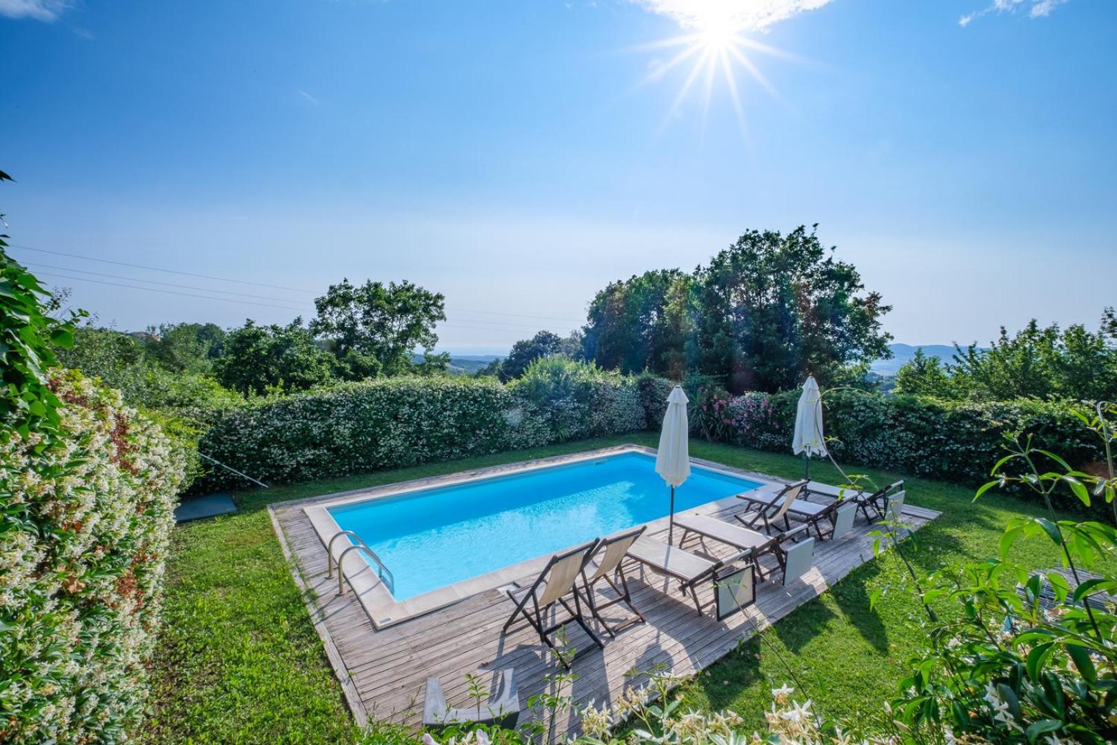 Villa Di Campagna 10 Posti Con Piscina Privata Castellina Marittima Buitenkant foto