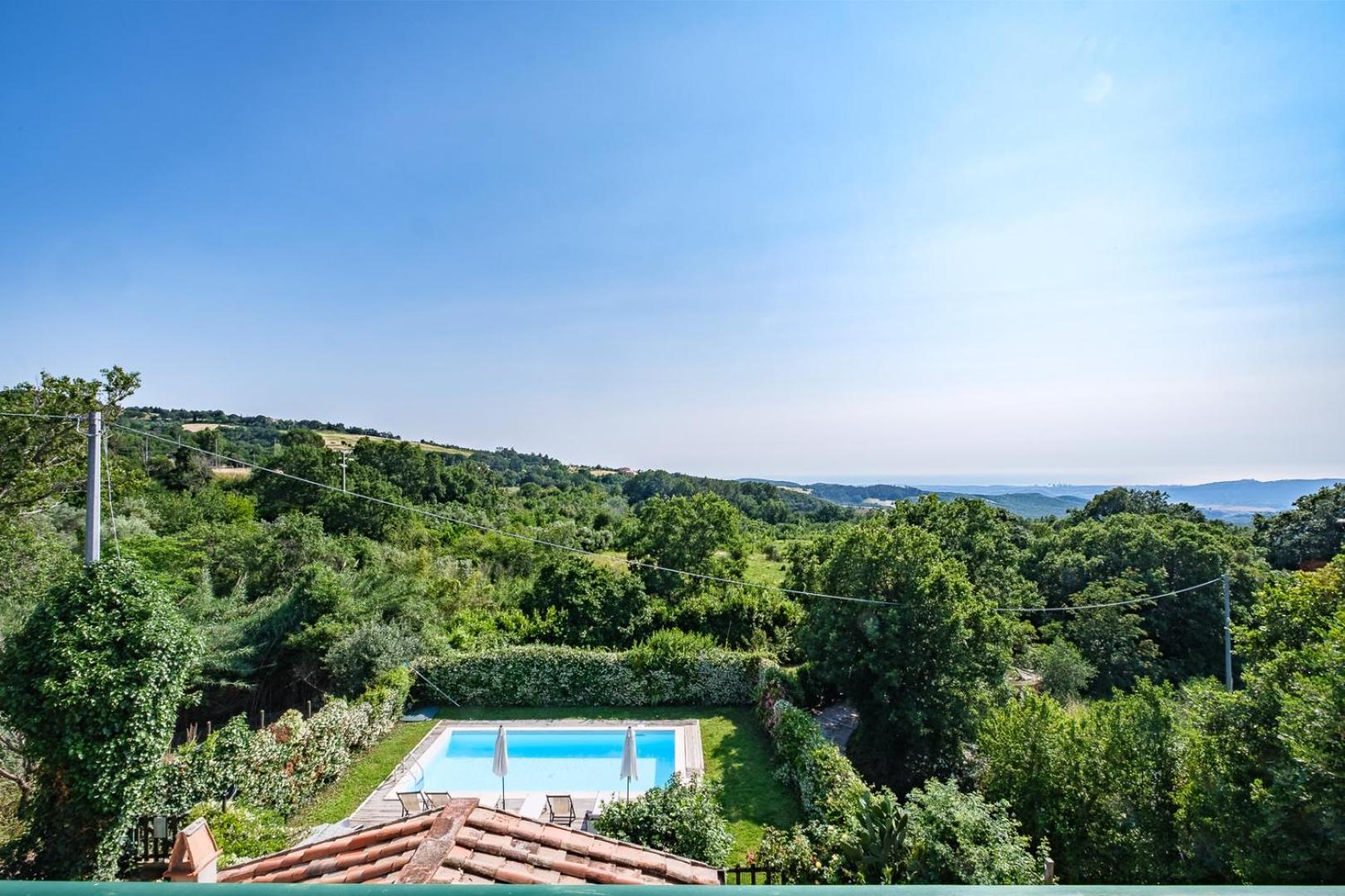 Villa Di Campagna 10 Posti Con Piscina Privata Castellina Marittima Buitenkant foto